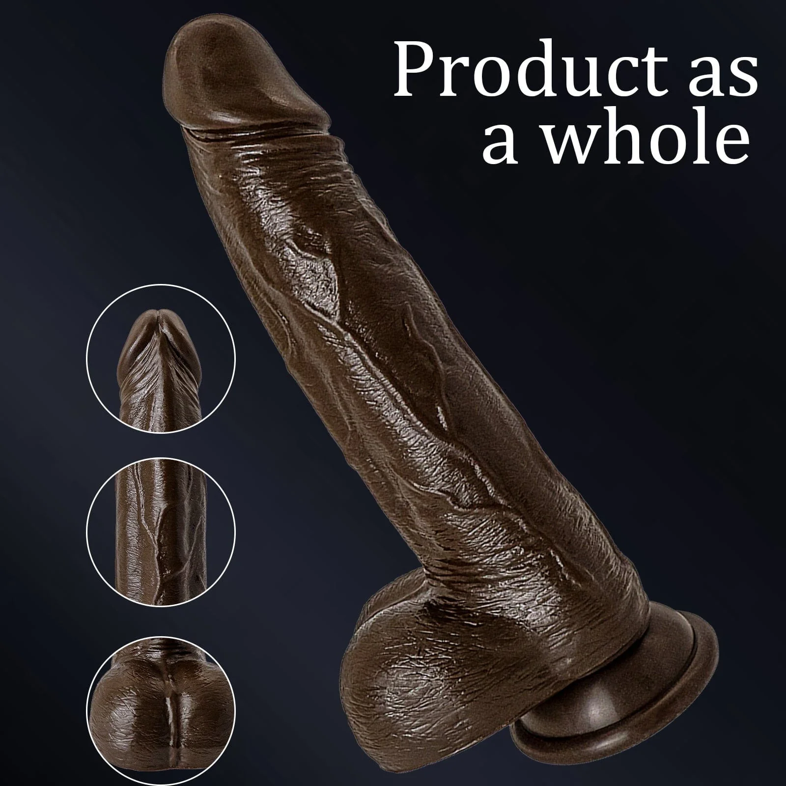 8.6-In Vibrating Thrusting Swing Thick Long Lifelike Dildo With Remote Control - Image 9