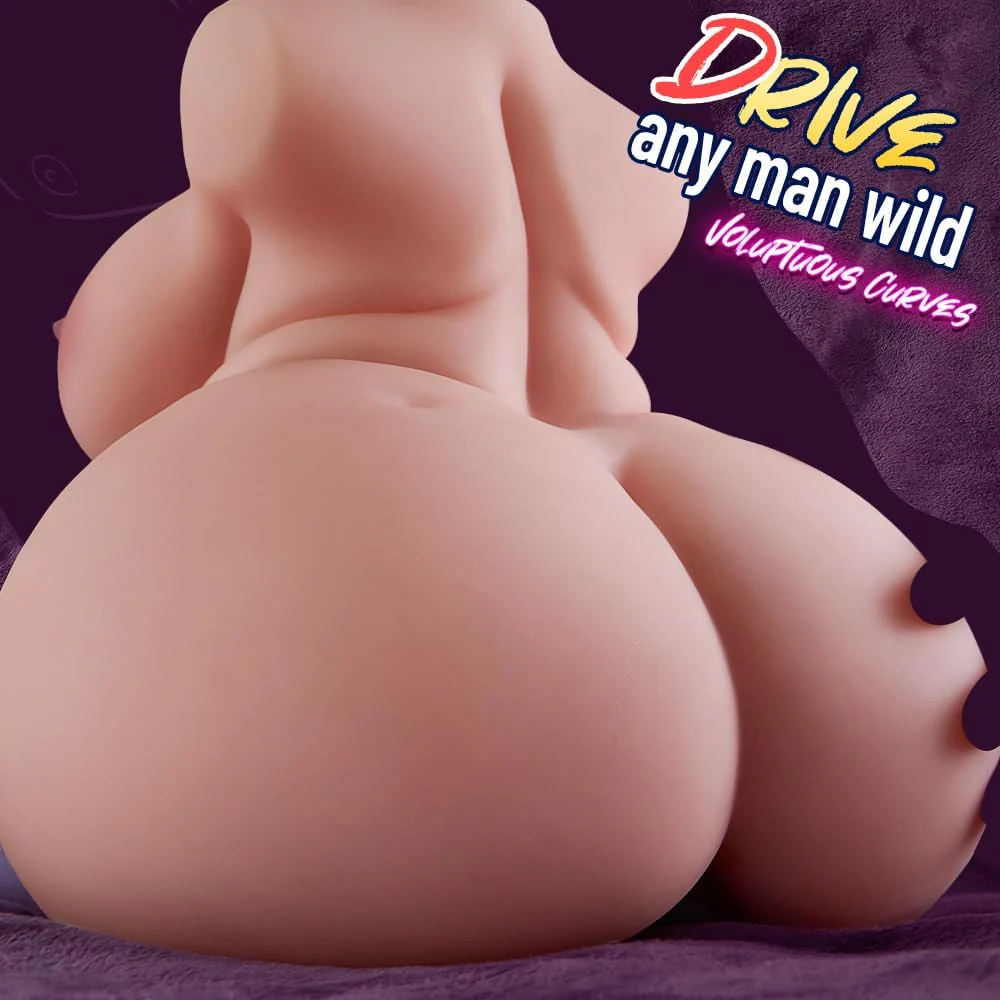 8.6LB BBW Fat Brown Sex Doll with Pussy Ass Male Stroker - Image 12