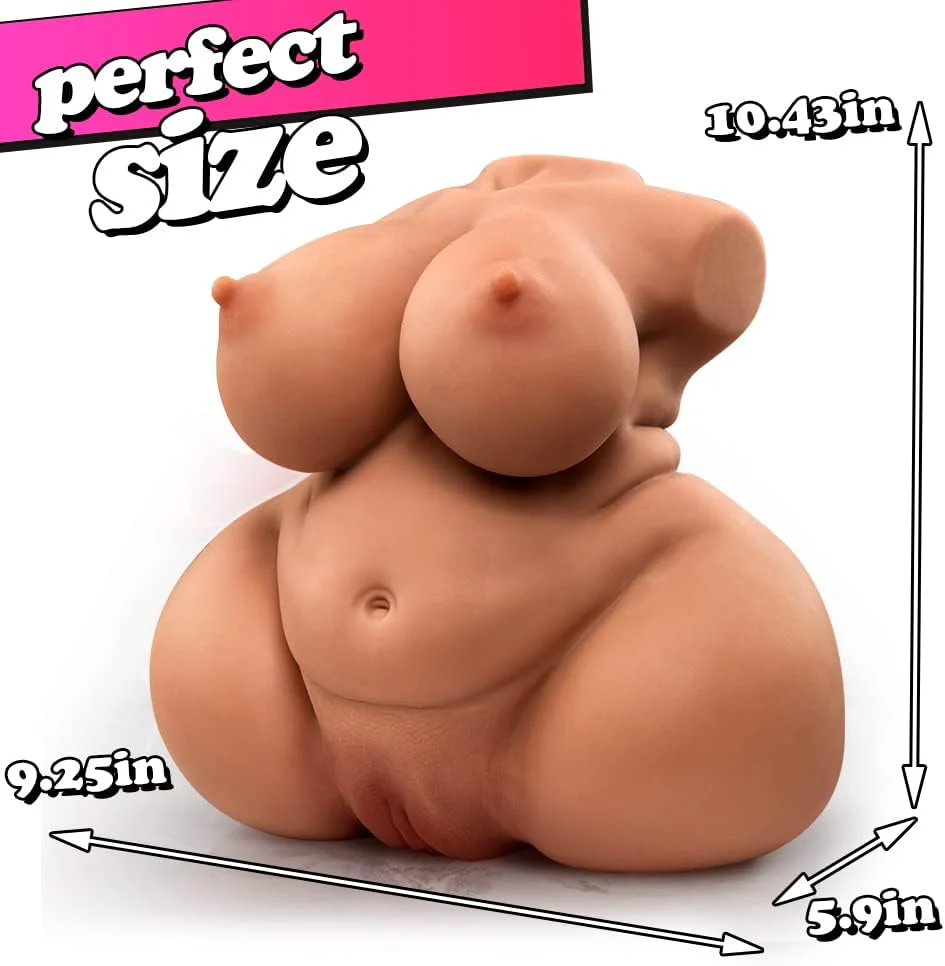 8.6LB BBW Fat Brown Sex Doll with Pussy Ass Male Stroker - Image 8