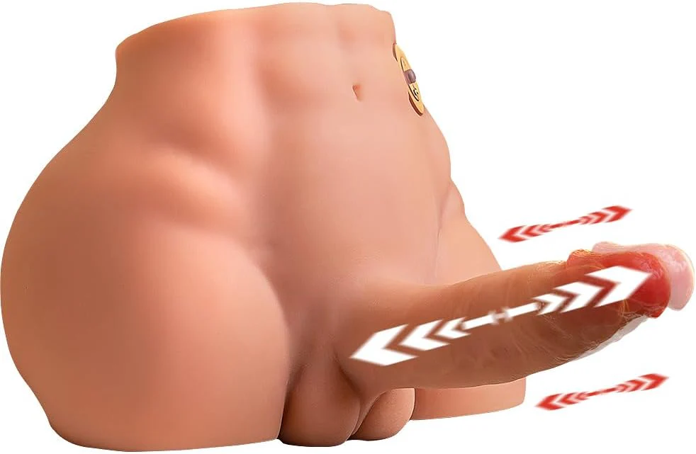 9.57Lb Realistic Male Torso Sex Doll with Thrusting Dildo - Image 7