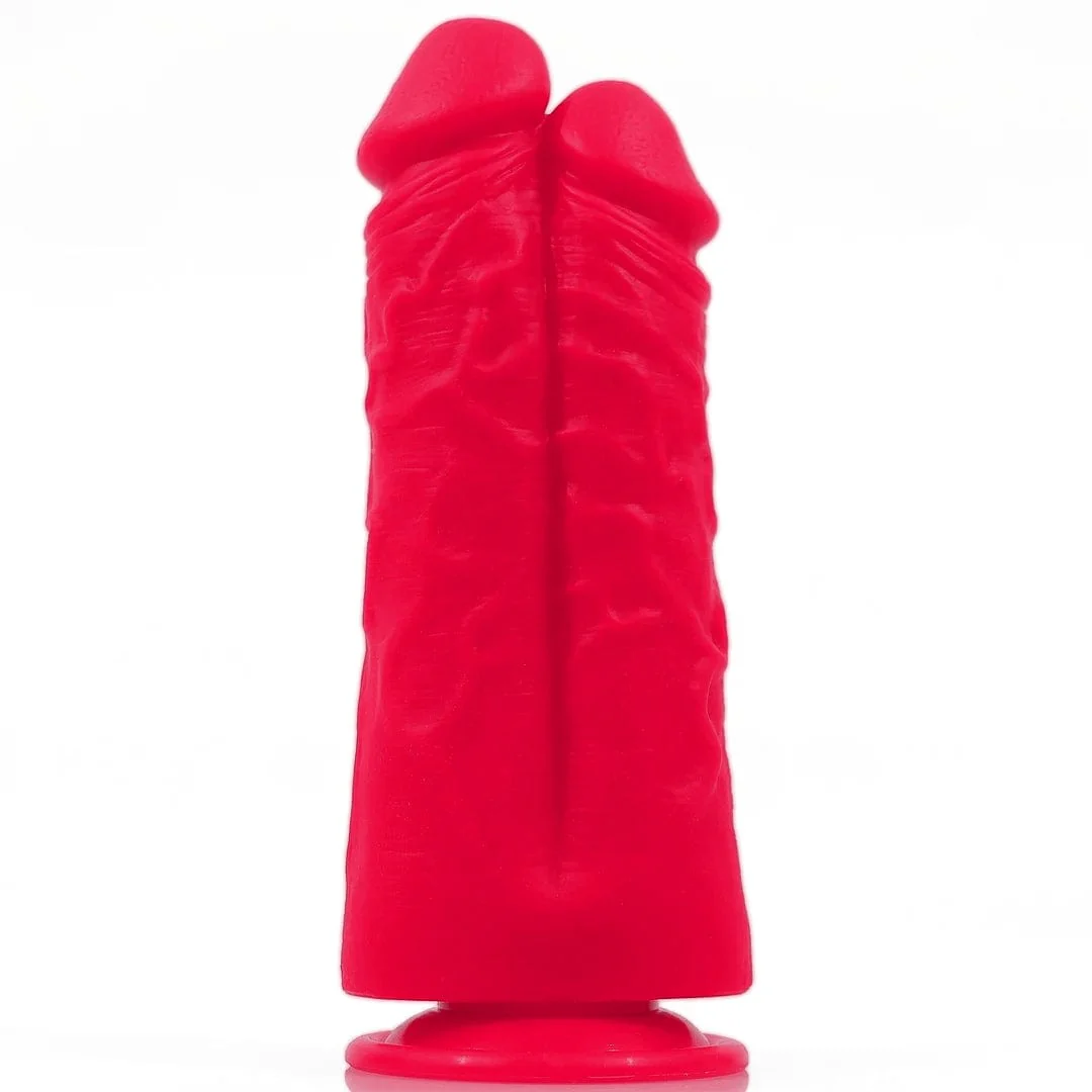 AIMITEX Colorful double-dildo silicone dildo adult sex toy - Image 11