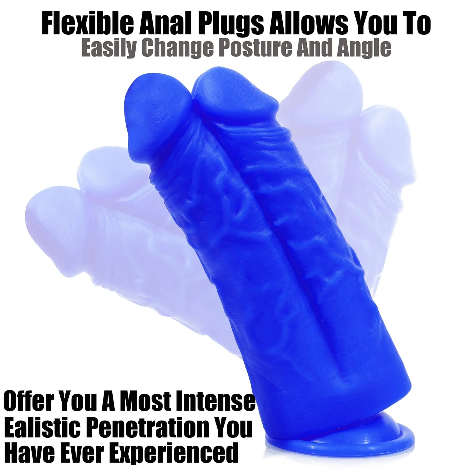 AIMITEX Colorful double-dildo silicone dildo adult sex toy - Image 3
