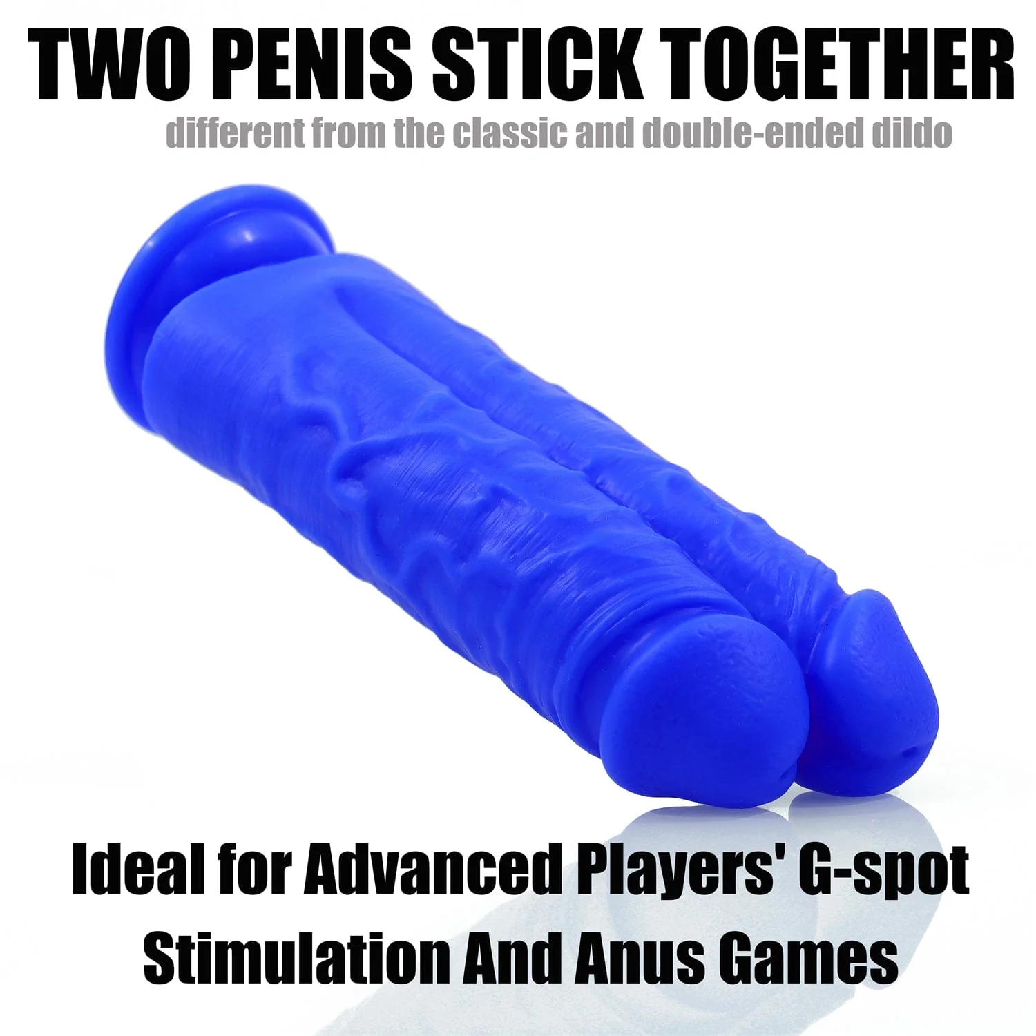 AIMITEX Colorful double-dildo silicone dildo adult sex toy - Image 4