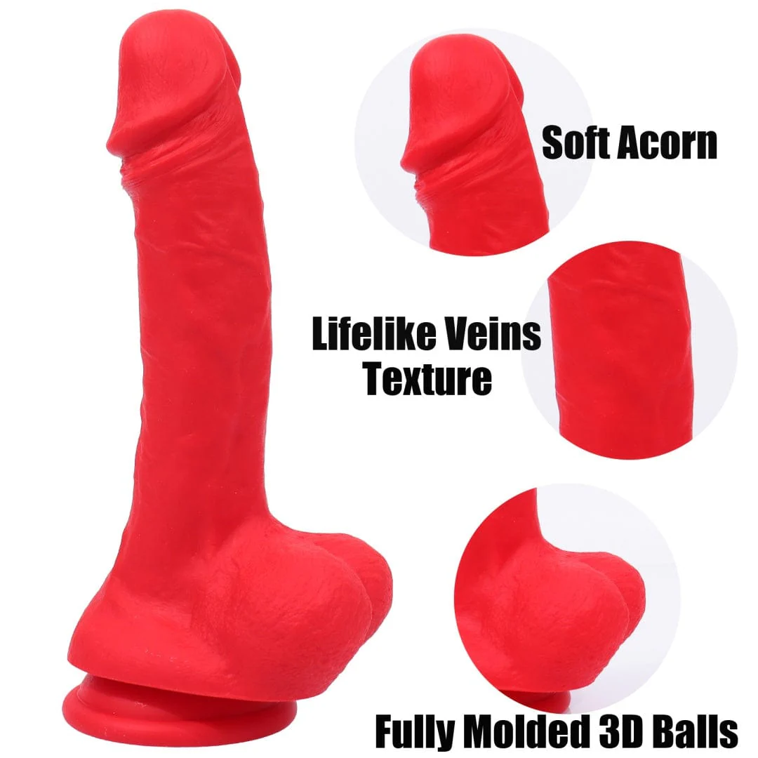 AIMITEX five colors long silicone dildo - Image 3