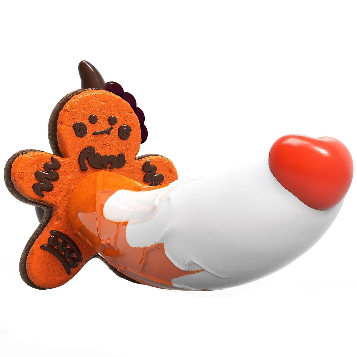 AIMITEX Gingerbread Man Dildo Suction Cup Manual Masturbator - Image 10