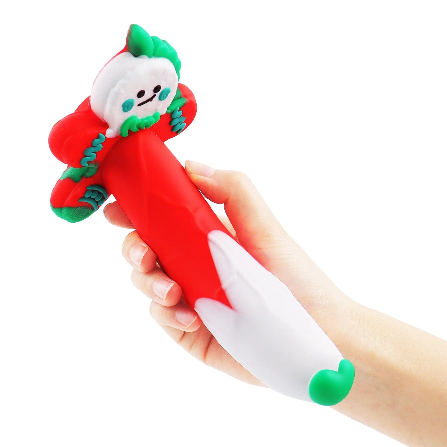 AIMITEX Gingerbread Man Dildo Suction Cup Manual Masturbator - Image 9