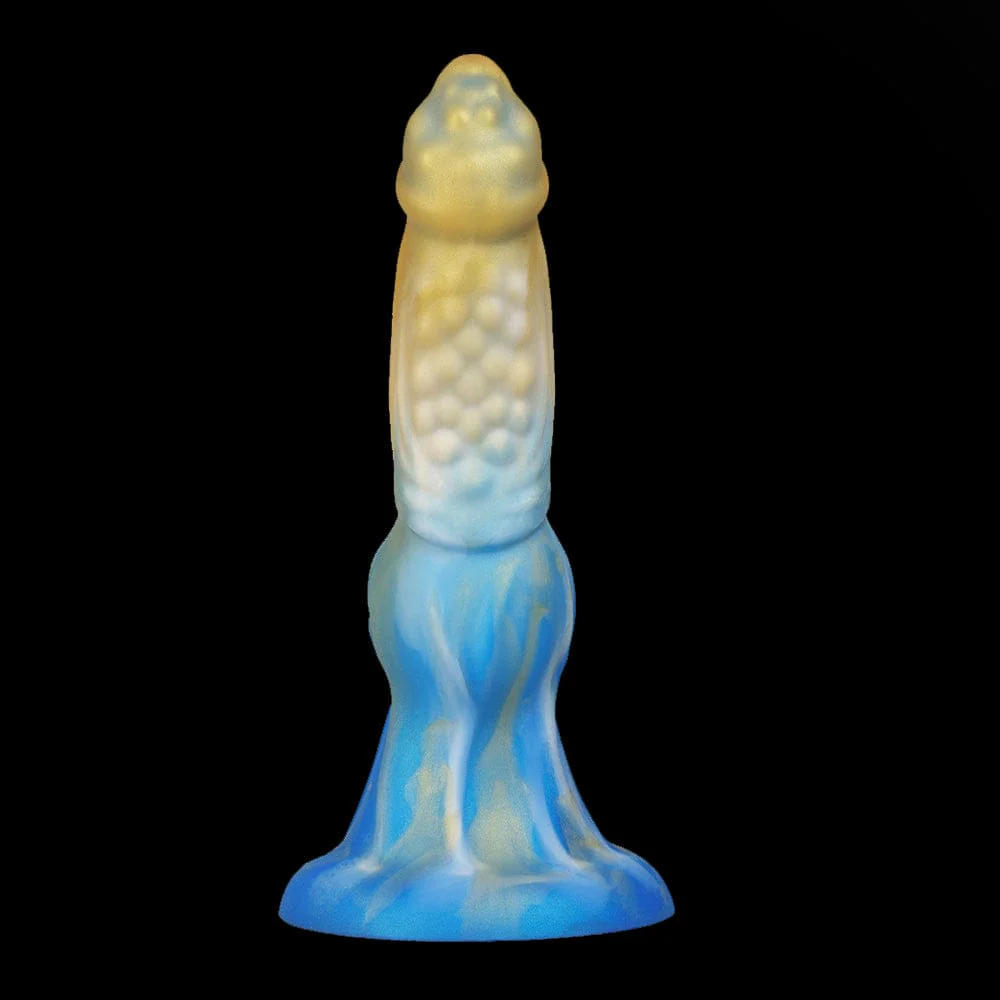Alien Dildo Mixed Color Liquid Silicone Allovers Dildo Sex Toys - Image 3