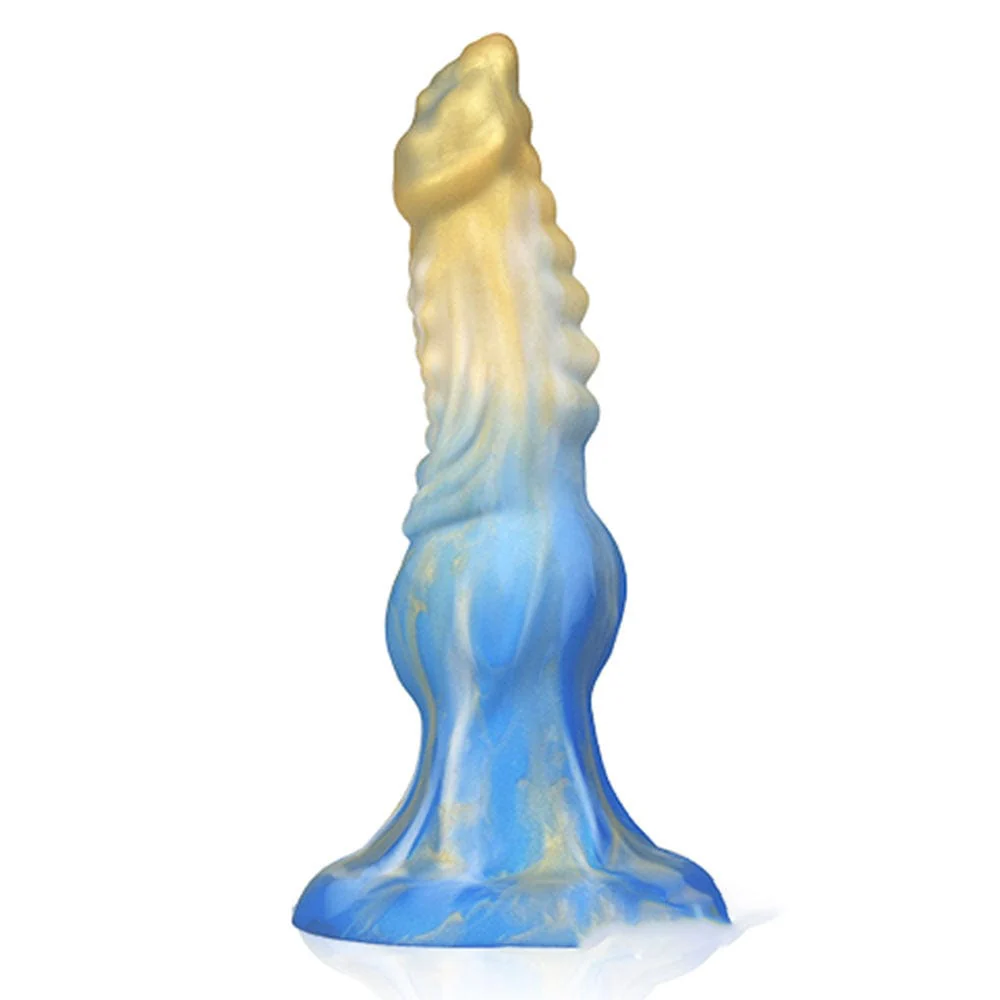 Alien Dildo Mixed Color Liquid Silicone Allovers Dildo Sex Toys - Image 5