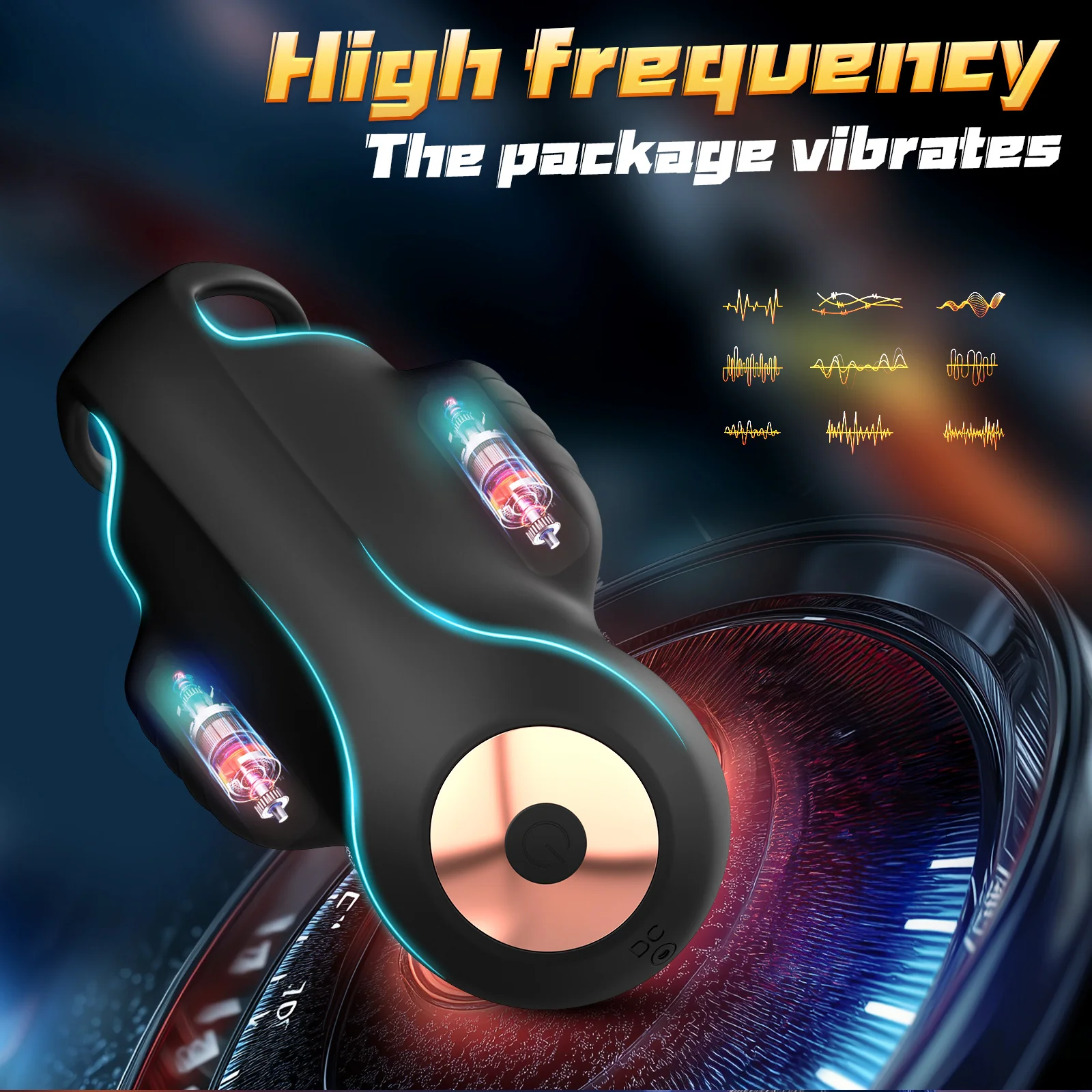 APP Control Male Trainer with Double Vibration & Locking Ring - Image 3
