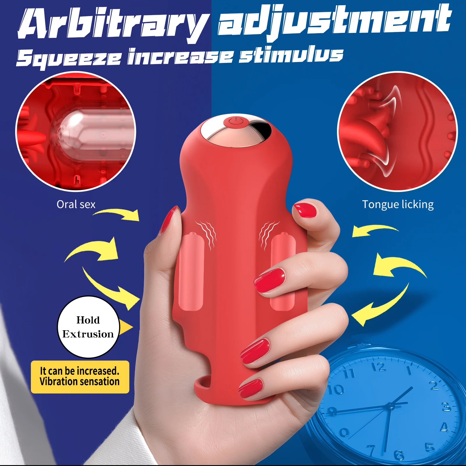 APP Control Male Trainer with Double Vibration & Locking Ring - Image 8