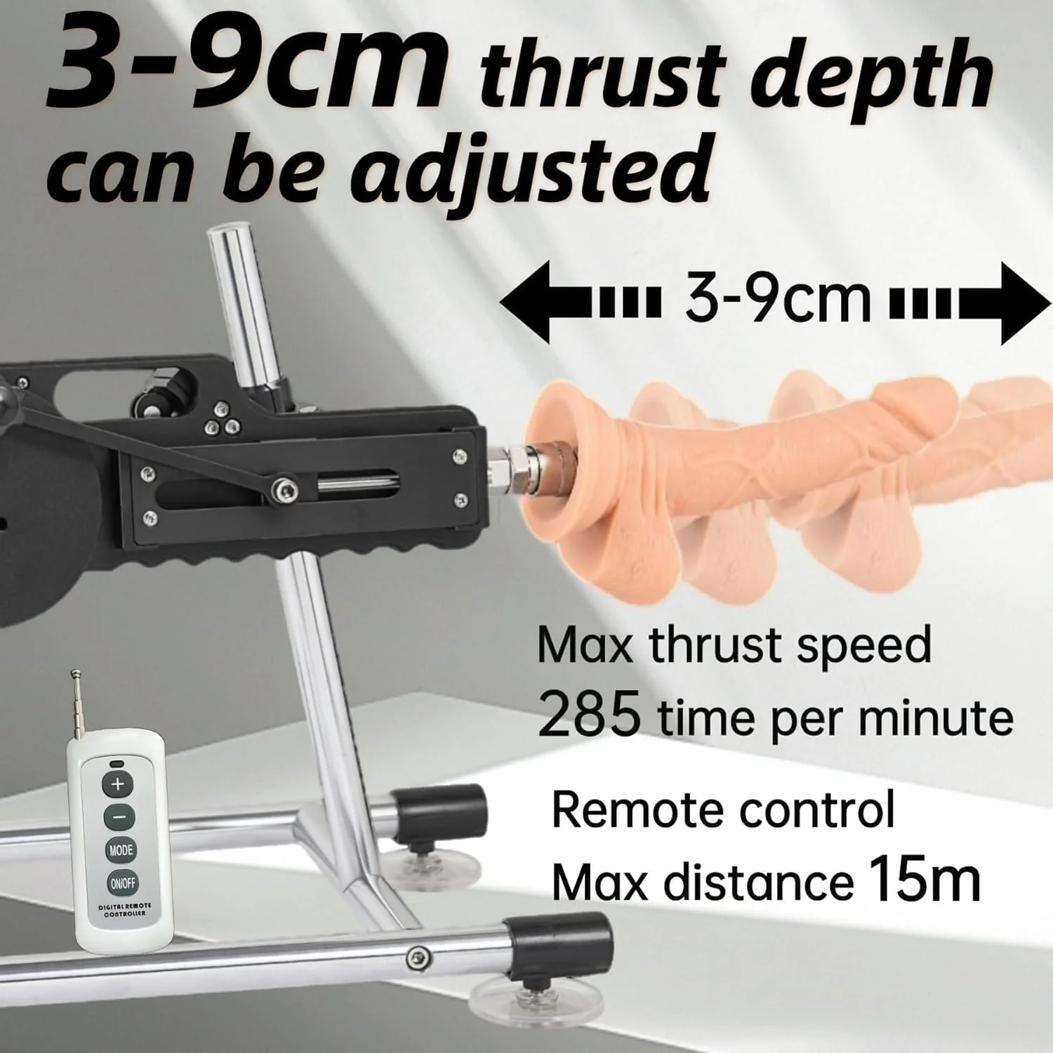 APP remote control Sex Machine with Realistic Dildo and Suction Cup - Image 2