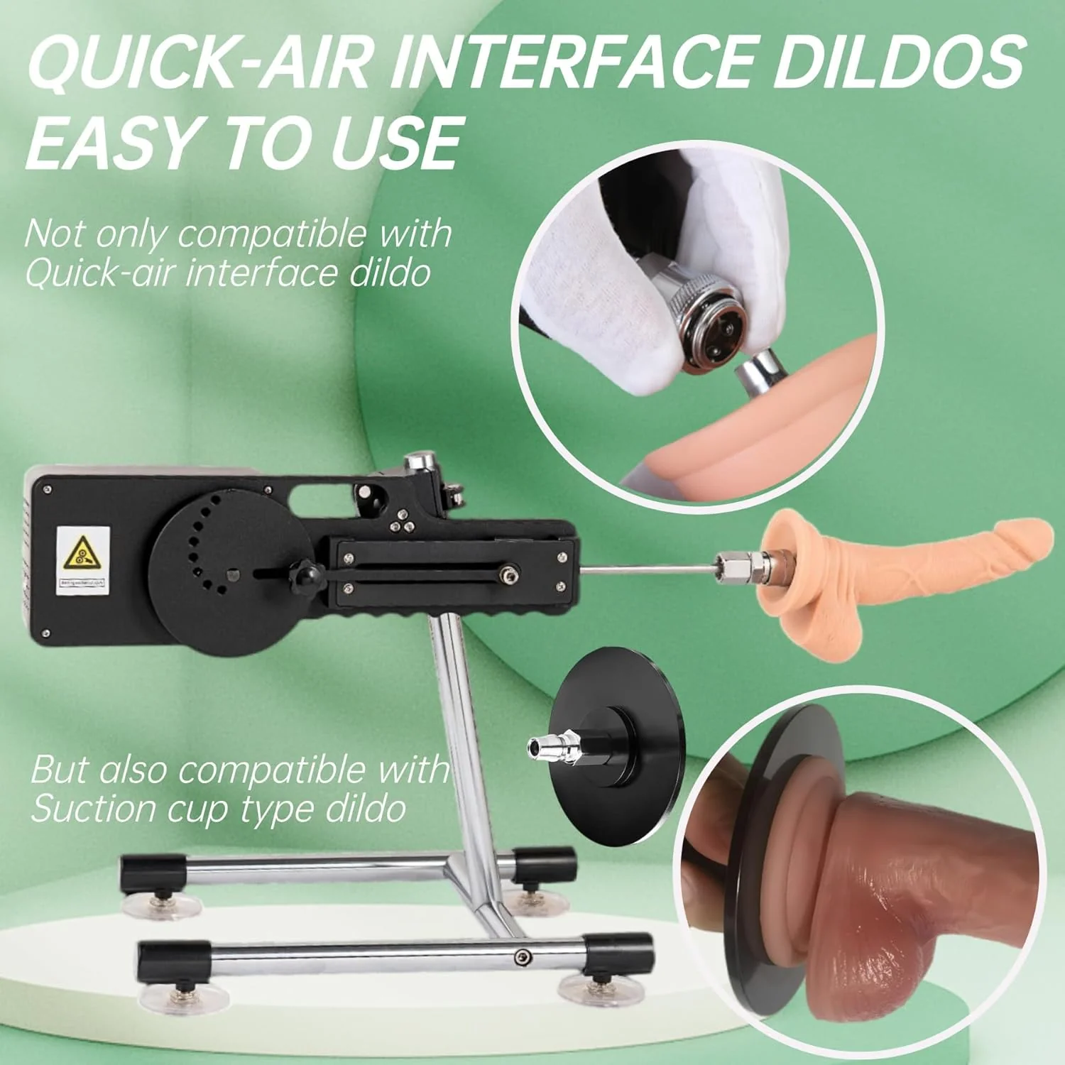 APP remote control Sex Machine with Realistic Dildo and Suction Cup - Image 4
