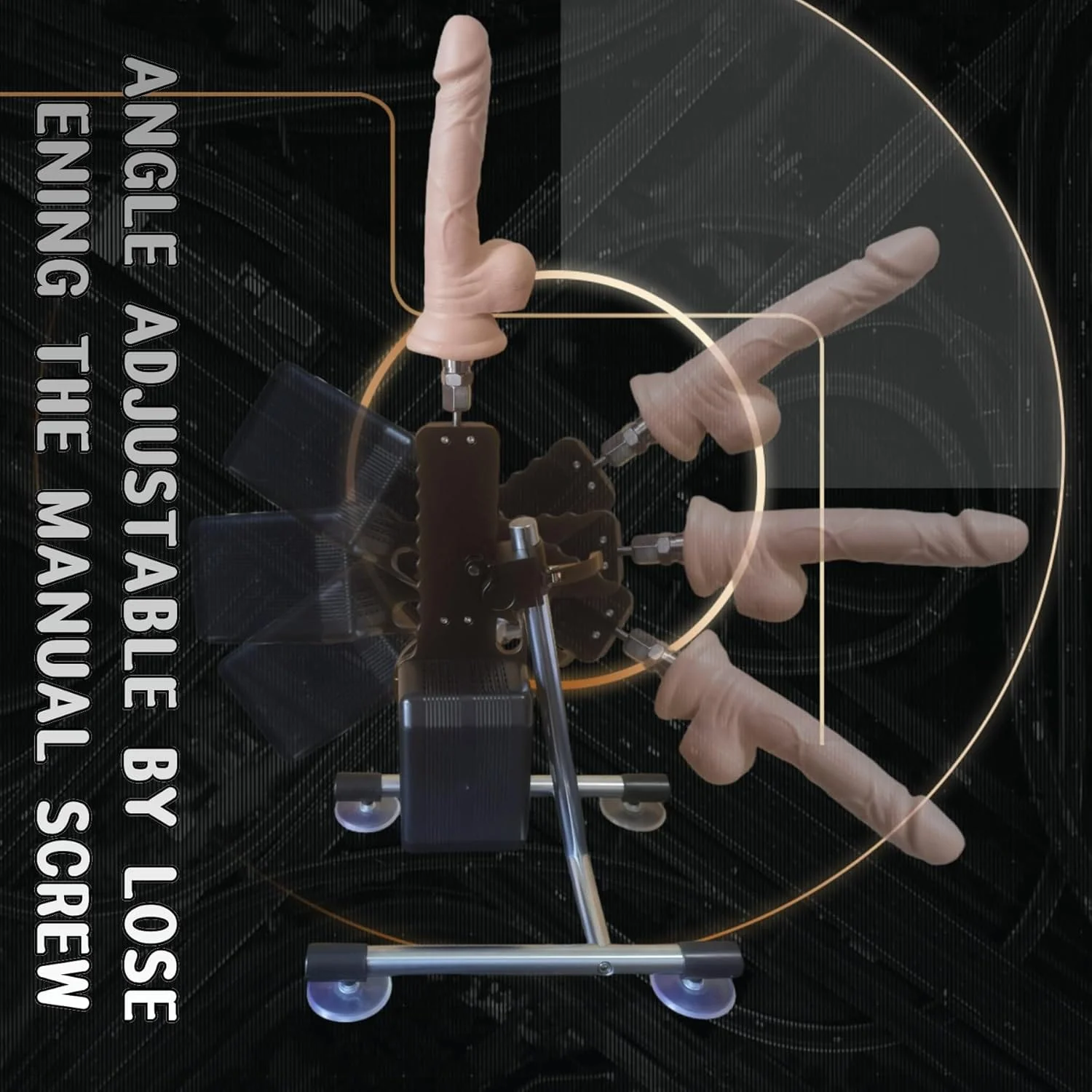 APP remote control Sex Machine with Realistic Dildo and Suction Cup - Image 5