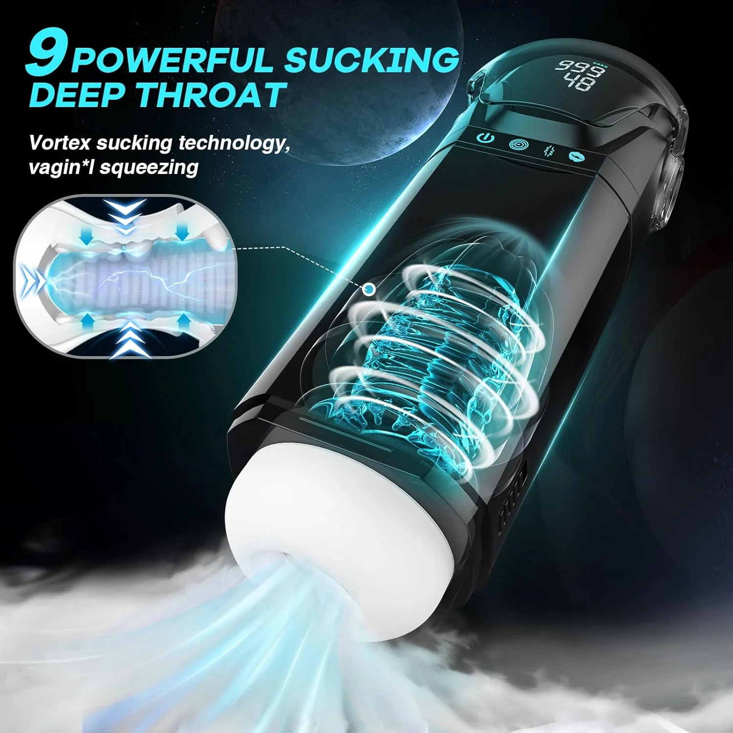 Armor 3 In 1 Auto Suction Thrusting Vibration Male Storker - Image 3