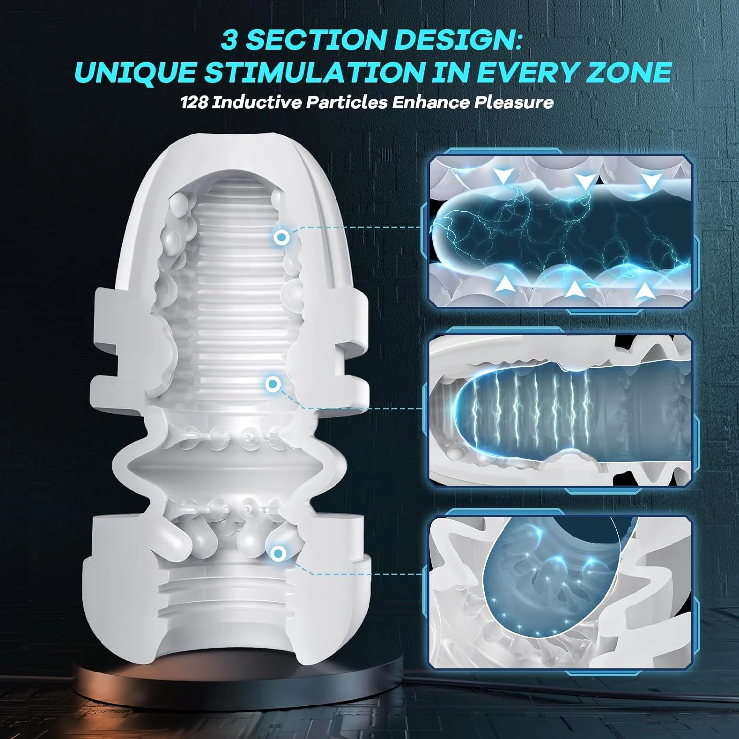 Armor 3 In 1 Auto Suction Thrusting Vibration Male Storker - Image 5