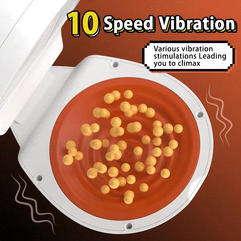Auto Thrusting Vibrating Testicle Glans Stimulation Male Stroker - Image 4