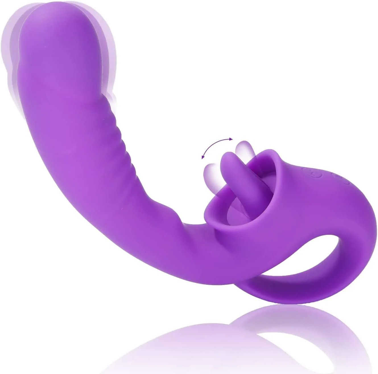 Ava 2-in-1 Tongue-licking Vibrator - Image 8