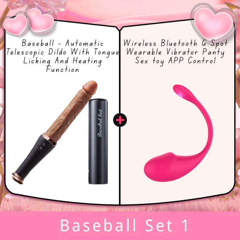 Baseball - Automatic Telescopic Dildo With Tongue Licking And Heating Function - Image 9