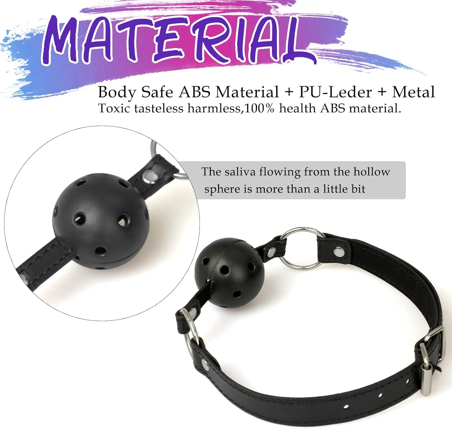 BDSM Bondaged Restraints Ball Gag Nipple Clitoris Clamp Anal Plug Set - Image 5