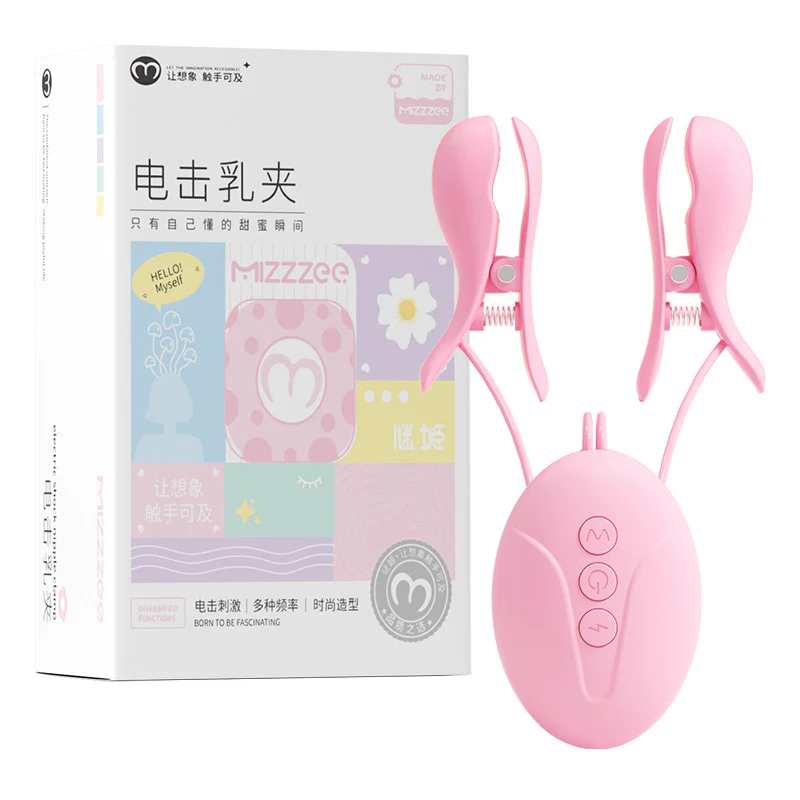 BDSM Electric Shock Nipple Clamp Breast Massager - Image 8