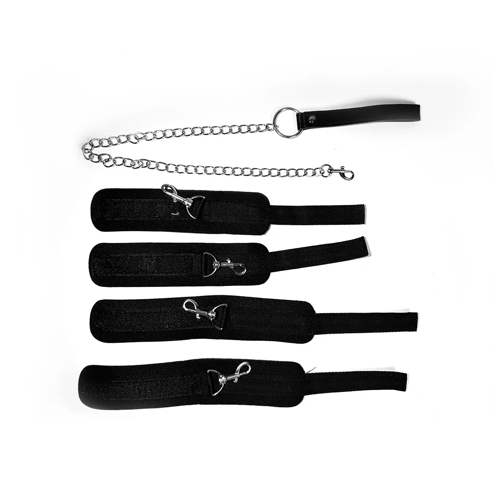 BDSM Kit Neck to Wrist Behind Back Collar Restraints Adjustable Set SM Play - Image 8