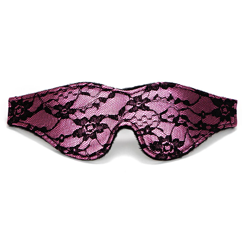 BDSM Lace Plush Blindfold - Image 7