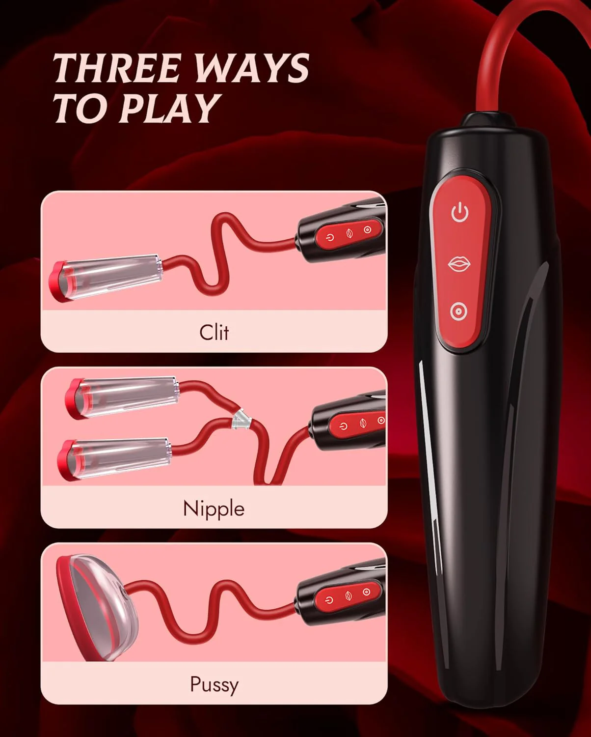 BDSM Nipple Clit Sucking Vacuum Sex Pump - Image 2