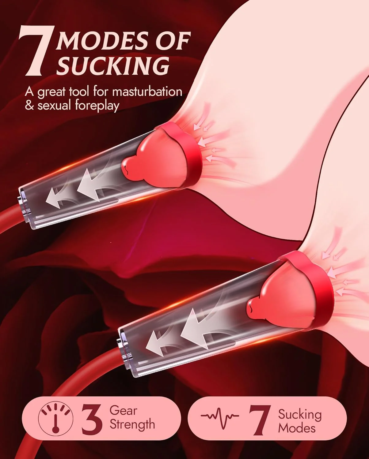 BDSM Nipple Clit Sucking Vacuum Sex Pump - Image 3
