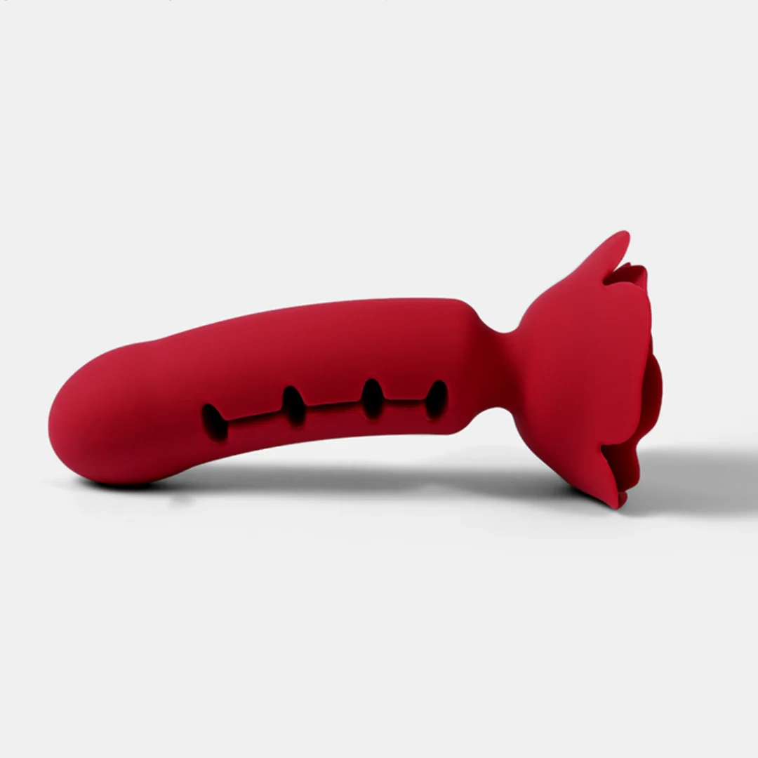 BDSM Rose Shape Adjustable Mouth Ball Gag - Image 4