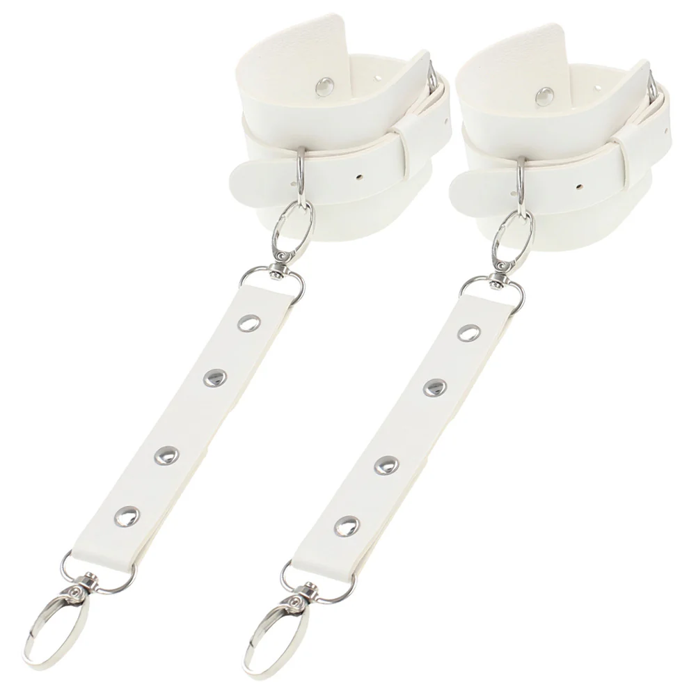 BDSM Sexy Leg Harness Garter Belt & Handcuffs - Image 12