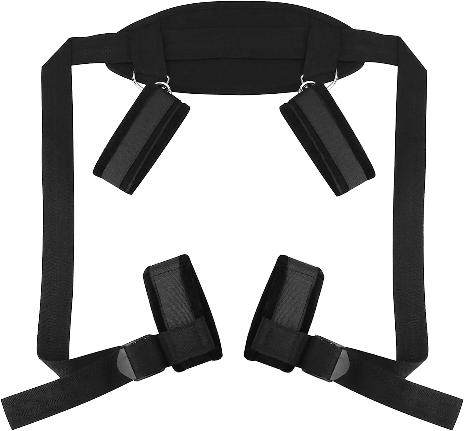 BDSMS Bed Restraints Kit Sex Toys Wrist Leg Restraint Straps - Image 3