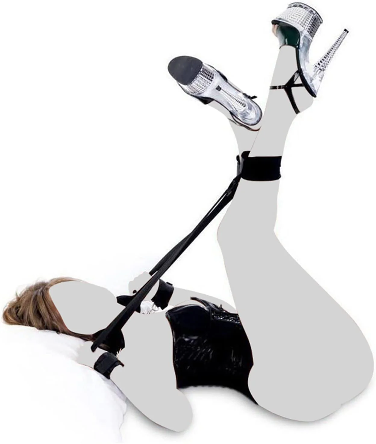 BDSMS Bed Restraints Kit Sex Toys Wrist Leg Restraint Straps - Image 4