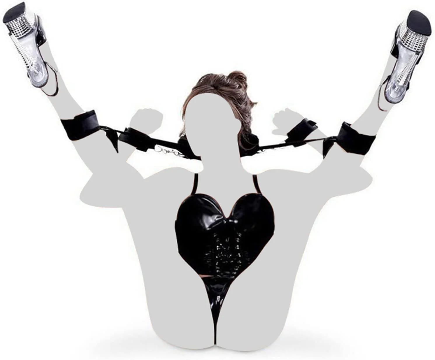 BDSMS Bed Restraints Kit Sex Toys Wrist Leg Restraint Straps - Image 5