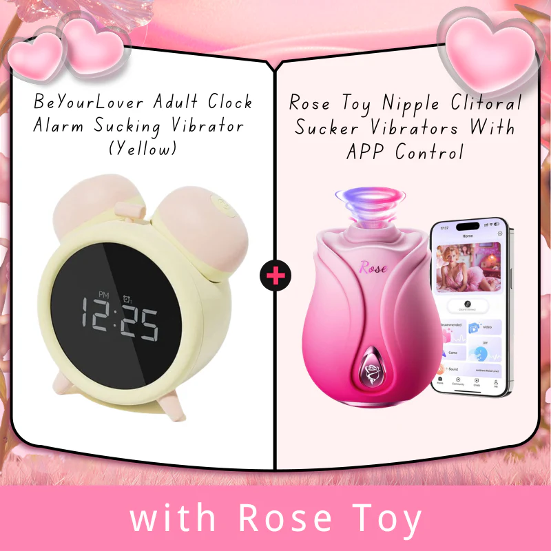 BeYourLover Adult Clock Alarm Sucking Vibrator App Remote Control - Image 20