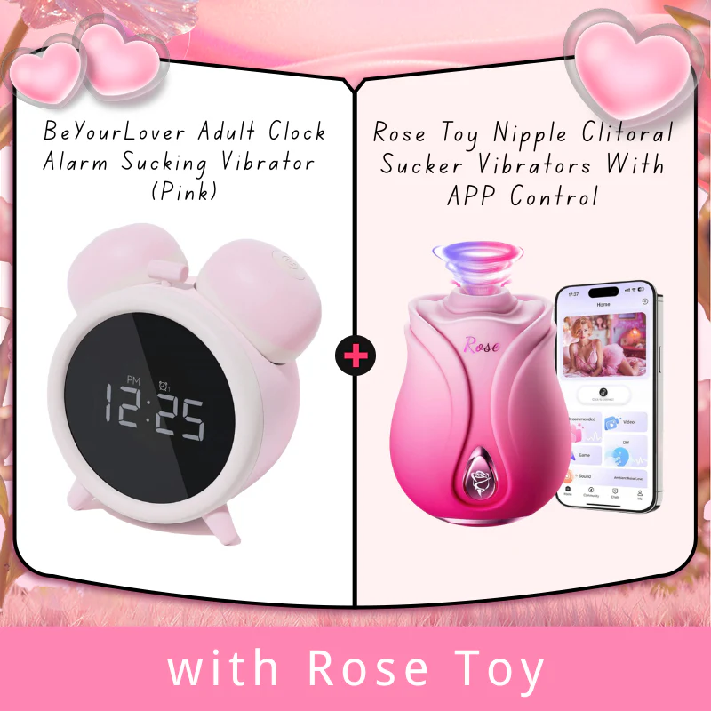 BeYourLover Adult Clock Alarm Sucking Vibrator App Remote Control - Image 21