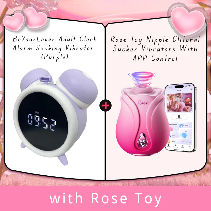 BeYourLover Adult Clock Alarm Sucking Vibrator App Remote Control - Image 22
