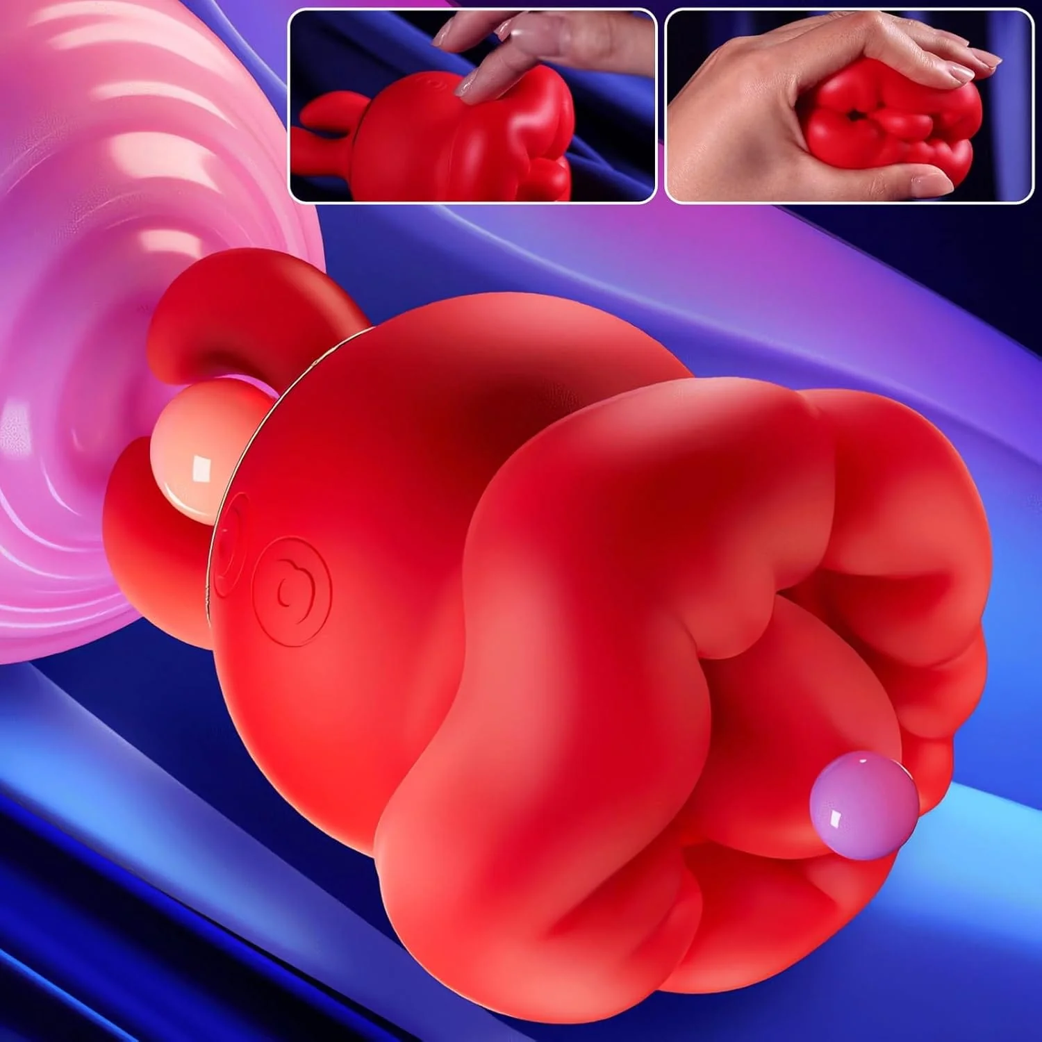 Big Mouth 2 In 1 Tongue Vibrator Clitoral Vibrator with 10 Tongue Licking Vibrating Modes - Image 6