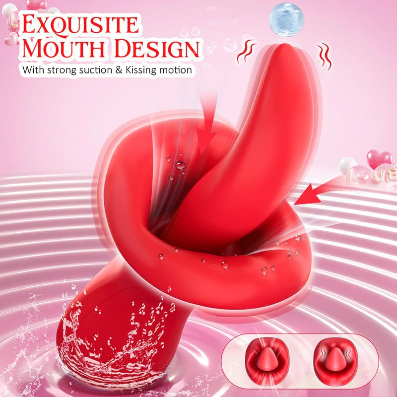 Big Mouth Clitoris Suction G Spot Vibrator with 10 Tongue Licking Modes - Image 3