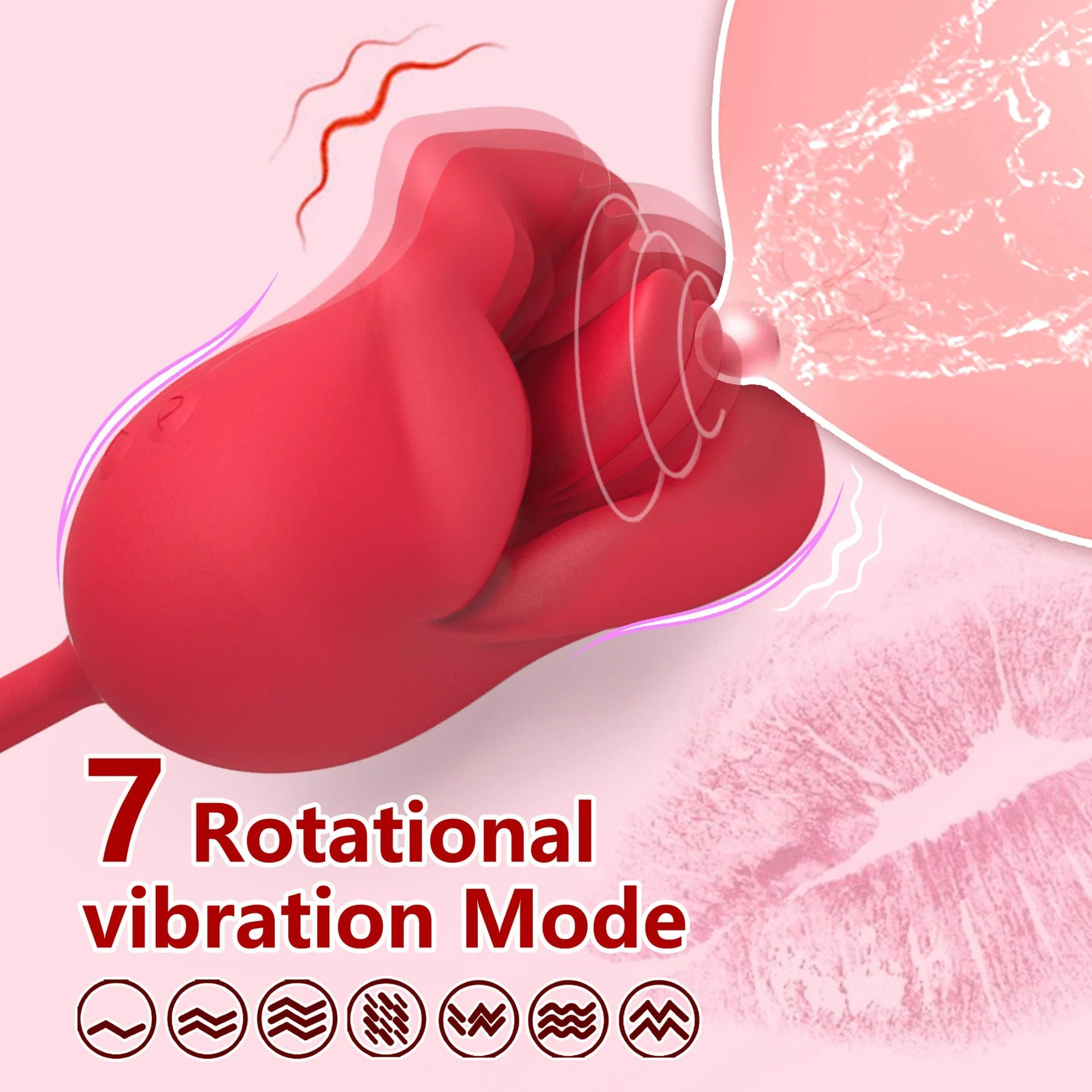 Big Mouth Tongue Licking Vibrator Female Masturbation - Image 2