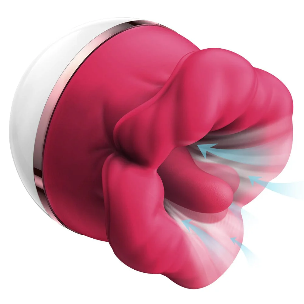 Big-Mouth Tongue Sucking Female Masturbator Massager Rechargeable Vibrator - Image 3