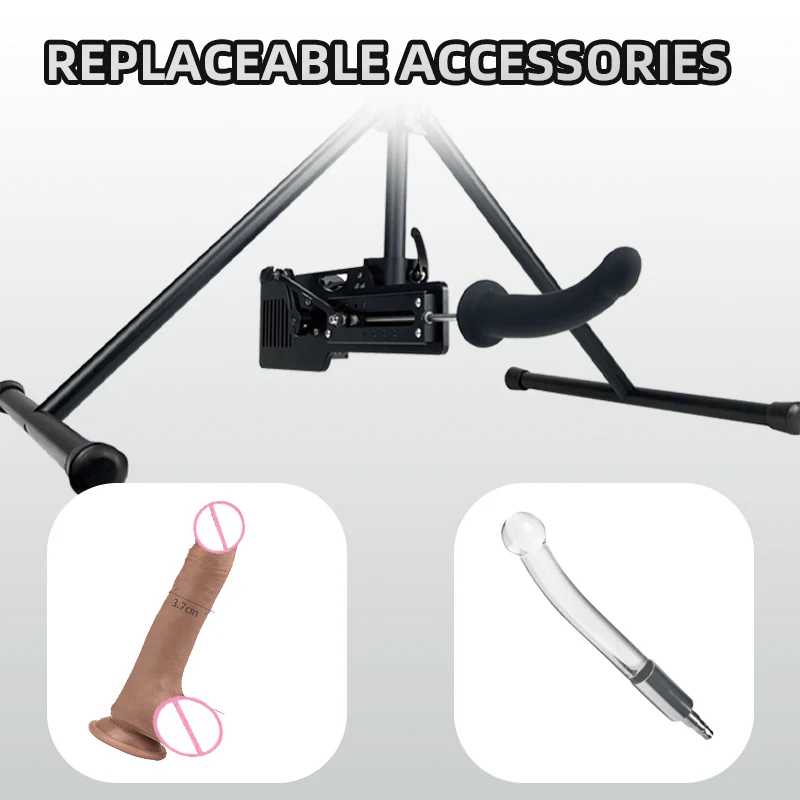 Black Magic 360° All-Angle Adjustable Thrusting Dildo Sex Machine - Image 3
