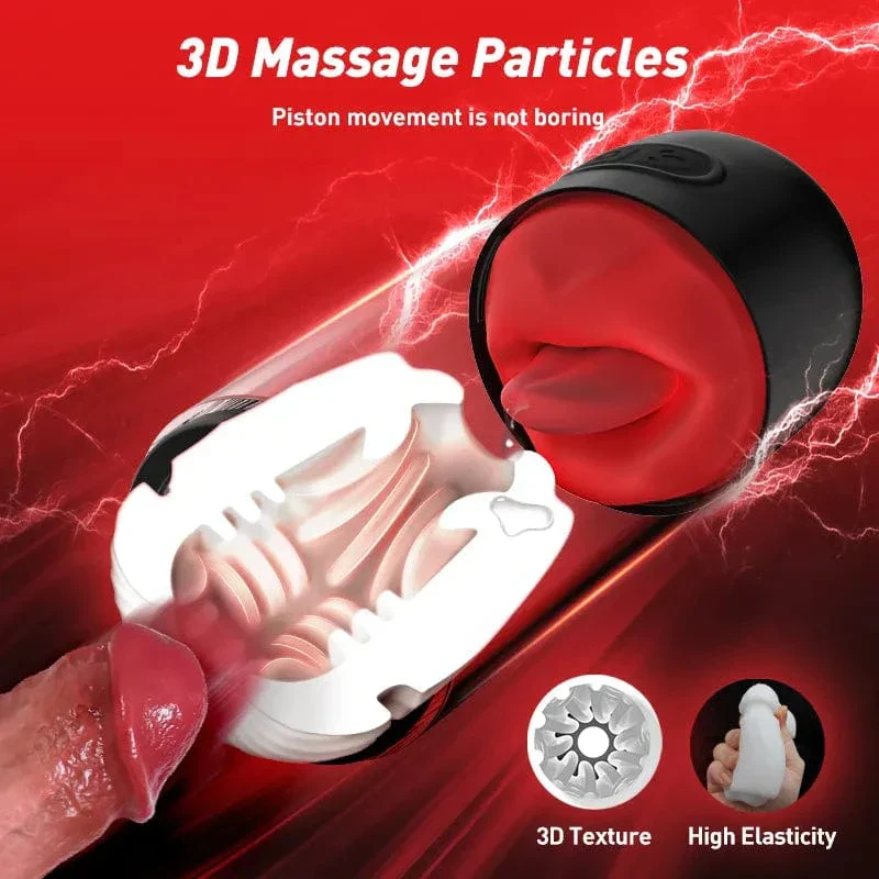 Blowjob Water-bath Male Masturbator 9-Mode Licking APP Control - Image 6