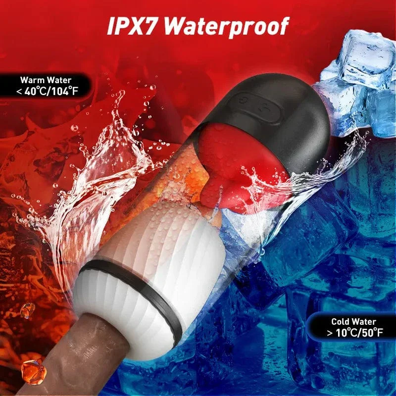 Blowjob Water-bath Male Masturbator 9-Mode Licking APP Control - Image 7