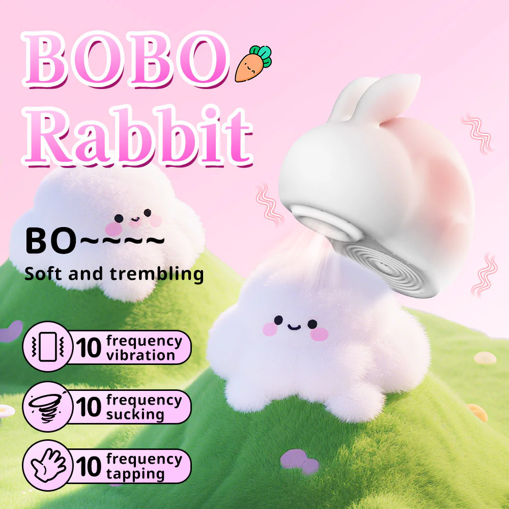 BOBO Rabbit Suction & Slapping Clitoral Vibrator - Image 2