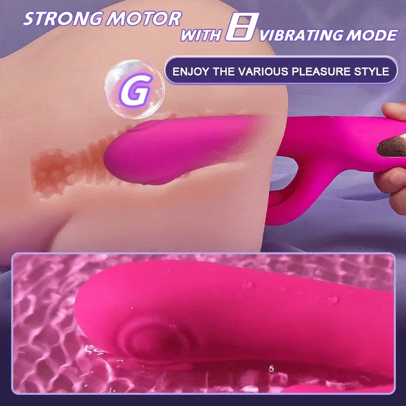 Bunny Clitoris 7 Snapping 10 Tapping Clitoral G Spot Vibrator - Image 3