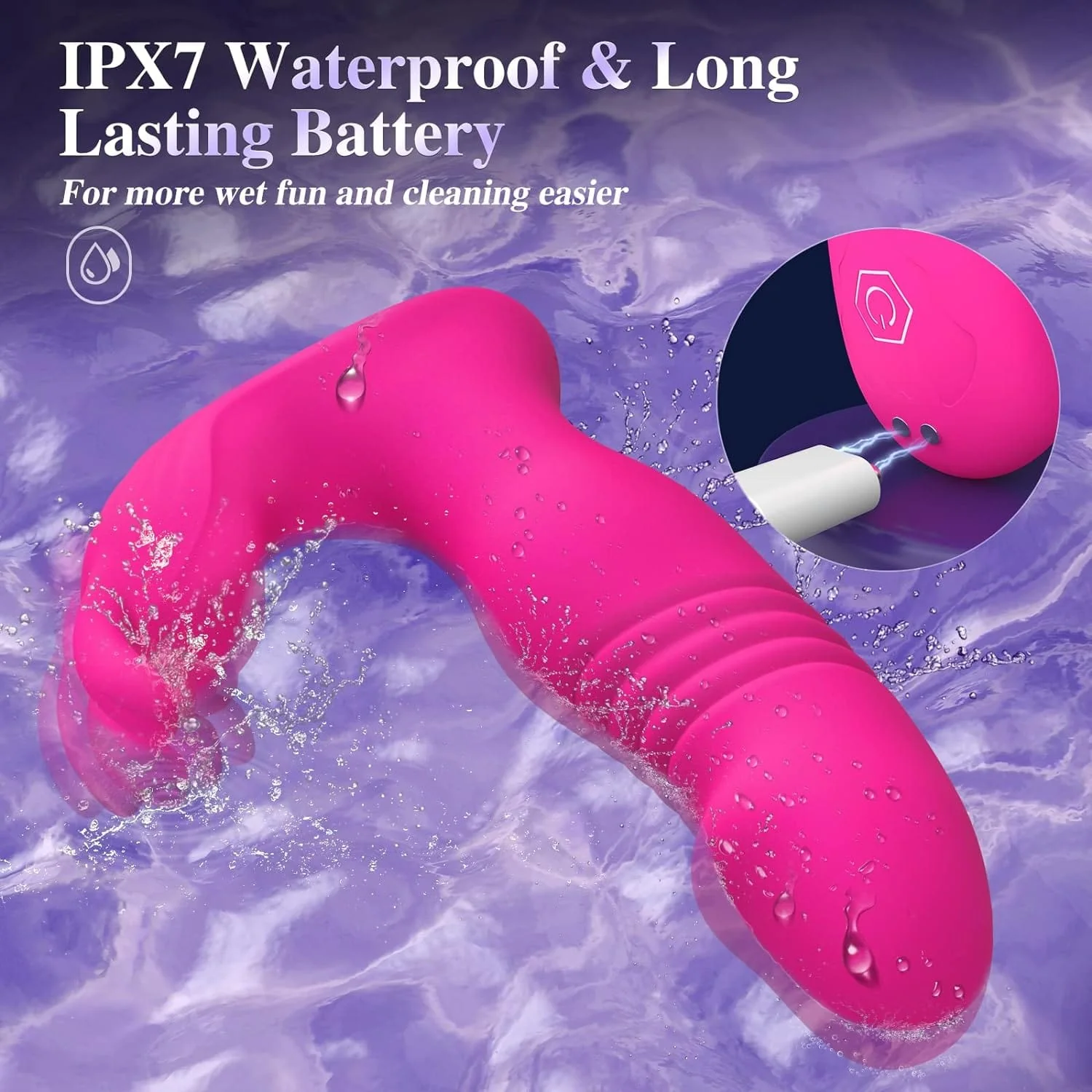 3 In 1 Bunny Wearable Thrusting G Spot Vibrator App Remote Control - Image 5