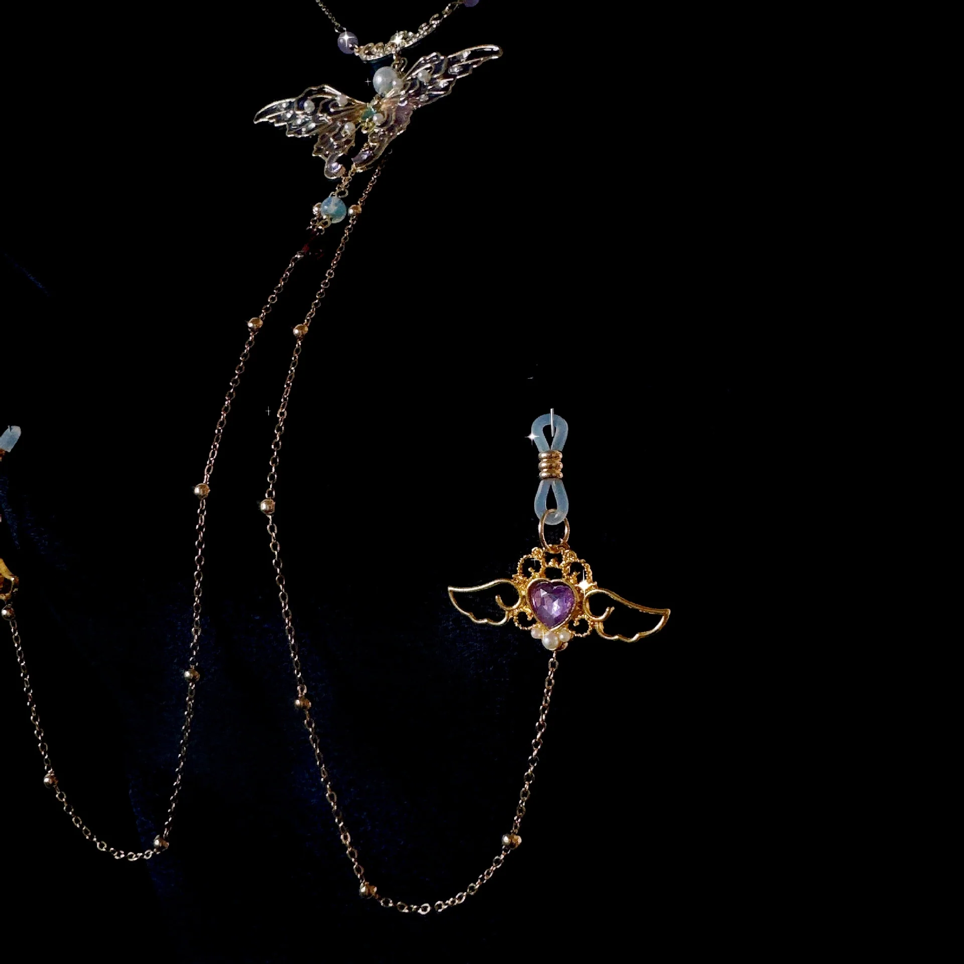 Butterfly Collar & Nipple Clamp Chain Suit - Image 6