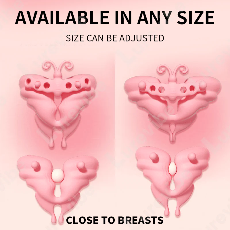 Butterfly Invisible Wearable Nipple Clamp Vibrator - Image 5