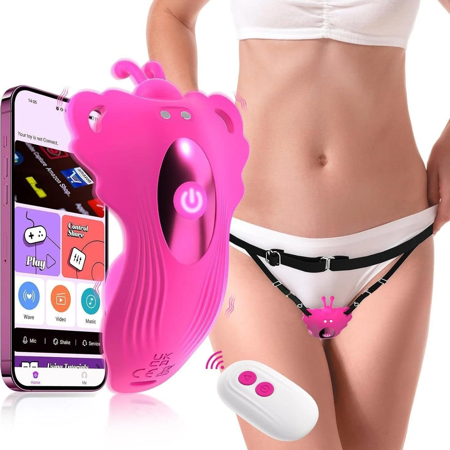 Butterfly Wearable Panty Clitoral Stimulation Vibrator - Image 13