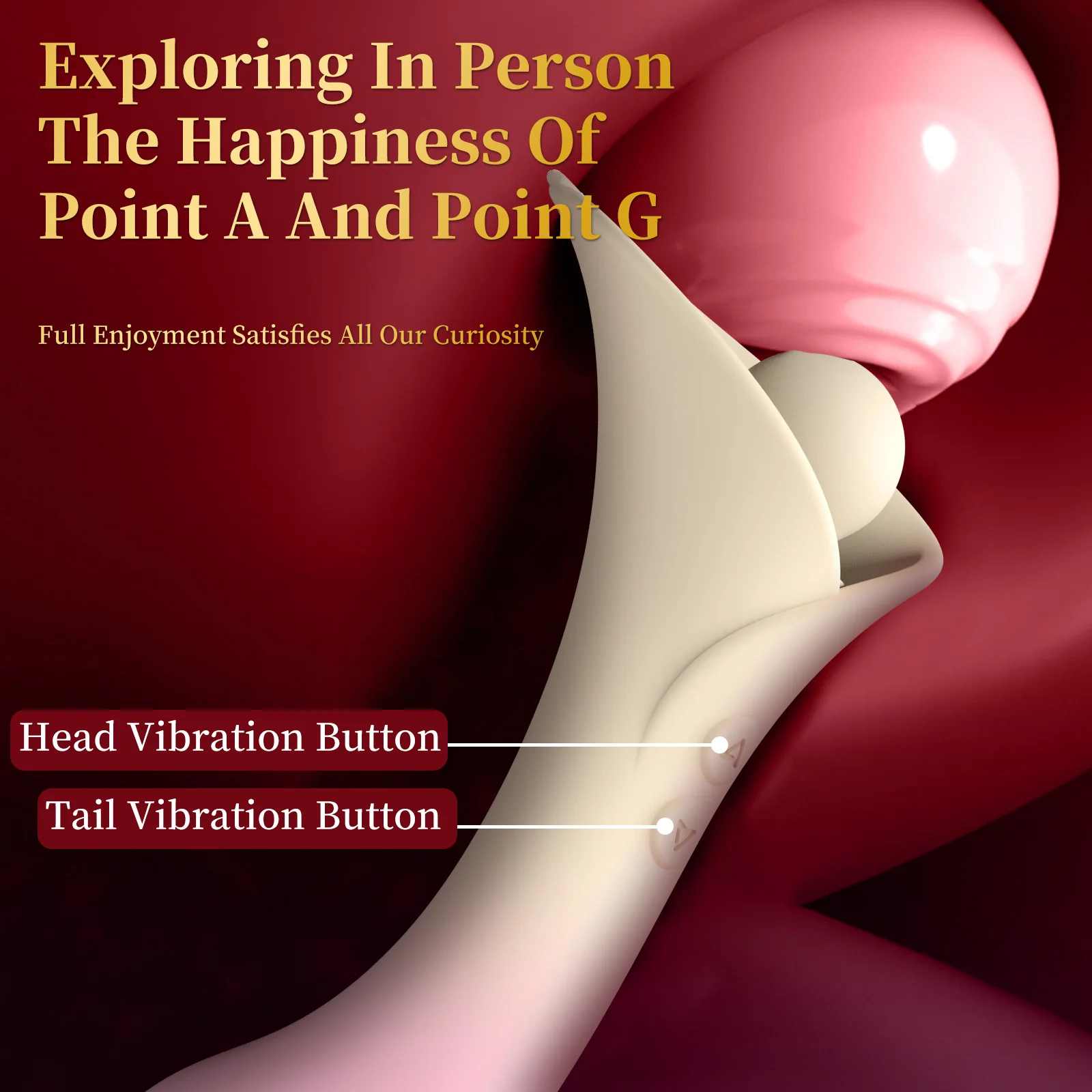Calla Lily Tongue Licking Double - Headed Clitoral Vibrator - Image 4